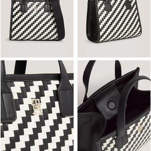 TH CITY SMALL WOVEN TOTE BAG MSRP $149